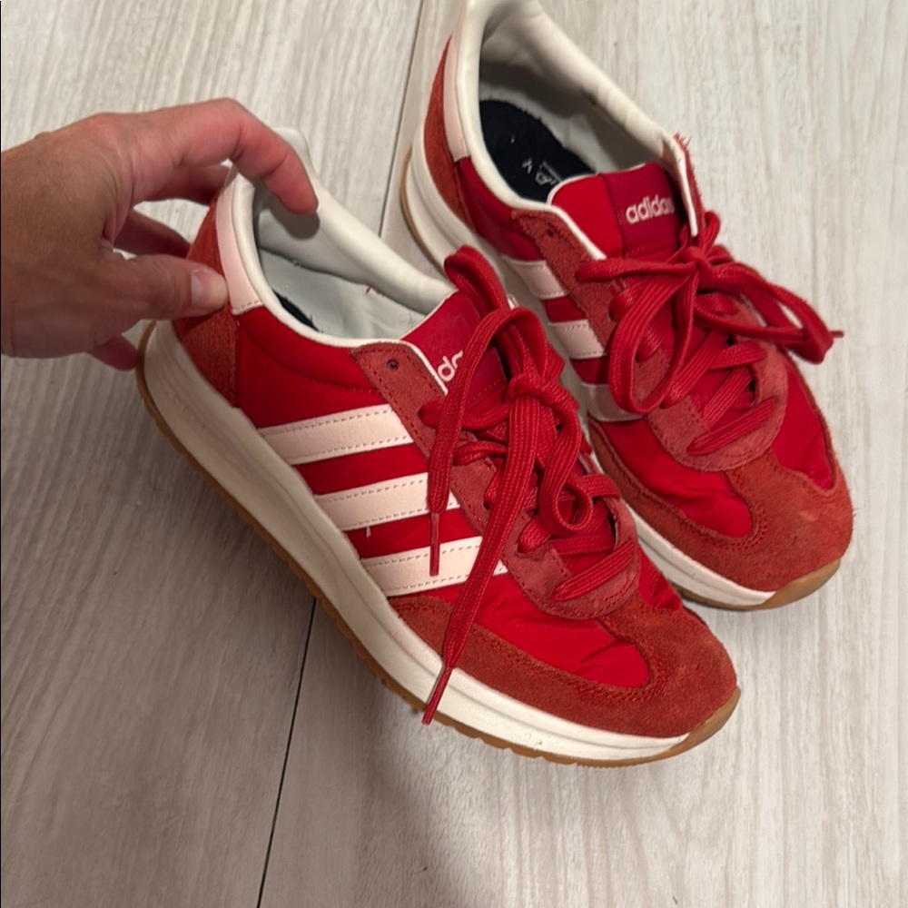 Women’s Adidas Run 70s Retro Red Athletic Shoes